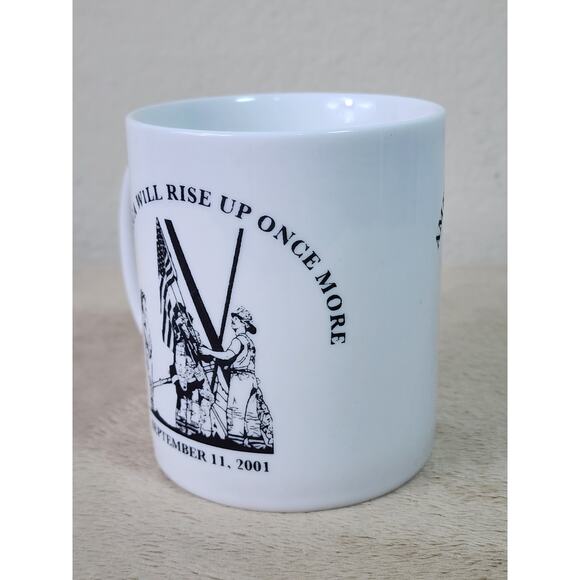America Will Rise Up Once More Coffee Mug Tea Cup Commemorating Sept 11 2001 - Picture 4 of 14